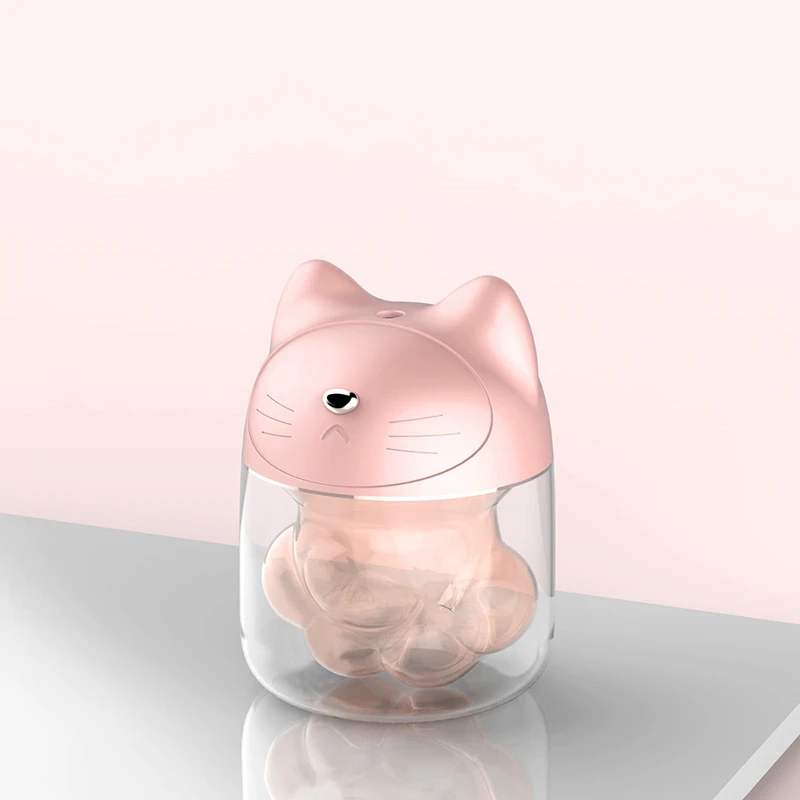 Ультразвуковой мини-увлажнитель воздуха Cat-Paw USB диффузор ароматерапии