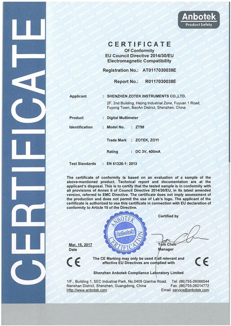ZOYI ZT98 Цифровой мультиметр 2000 отсчетов AC/DC Амперметр Вольтметр Ом ЖК-дисплей подсветка мультиметр диод и проверка непрерывности