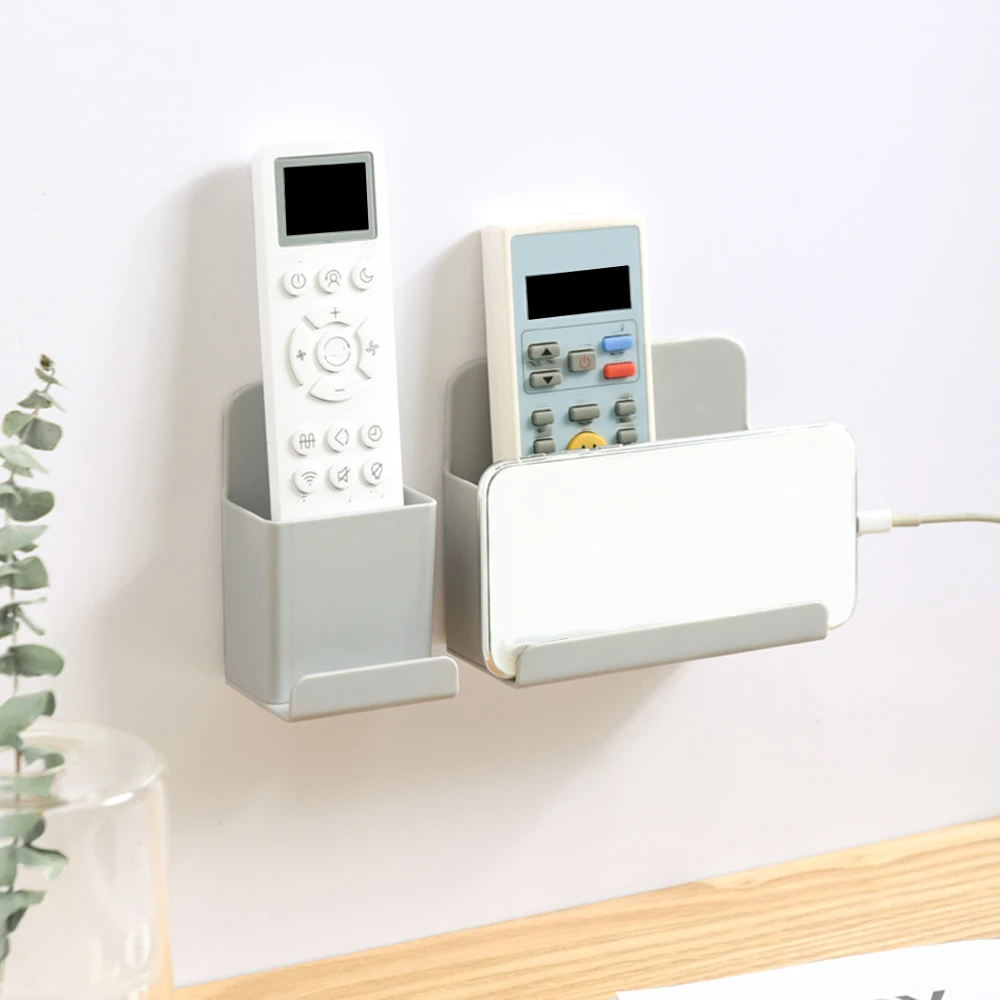 Wall Mounted Organizer Storage Box Remote Control Air Conditioner Container Case