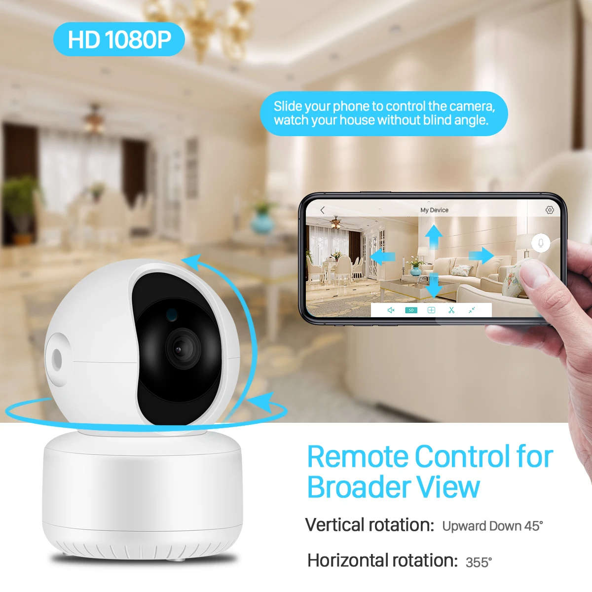 Besder 1080P Wifi IP камера облачная P2P Аудио CCTV камера беспроводная ночного видения сигнализация 2MP мини камера безопасности Детский монитор ICSee