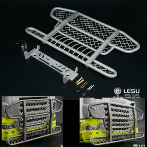 LESU металлический передний бампер D 1/14 Tmy Sca R620 R470 RC тягач прицеп TH16401
