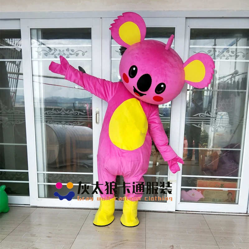 Костюм талисмана Koala карнавальный пушистый костюм вечерние меховые костюмы
