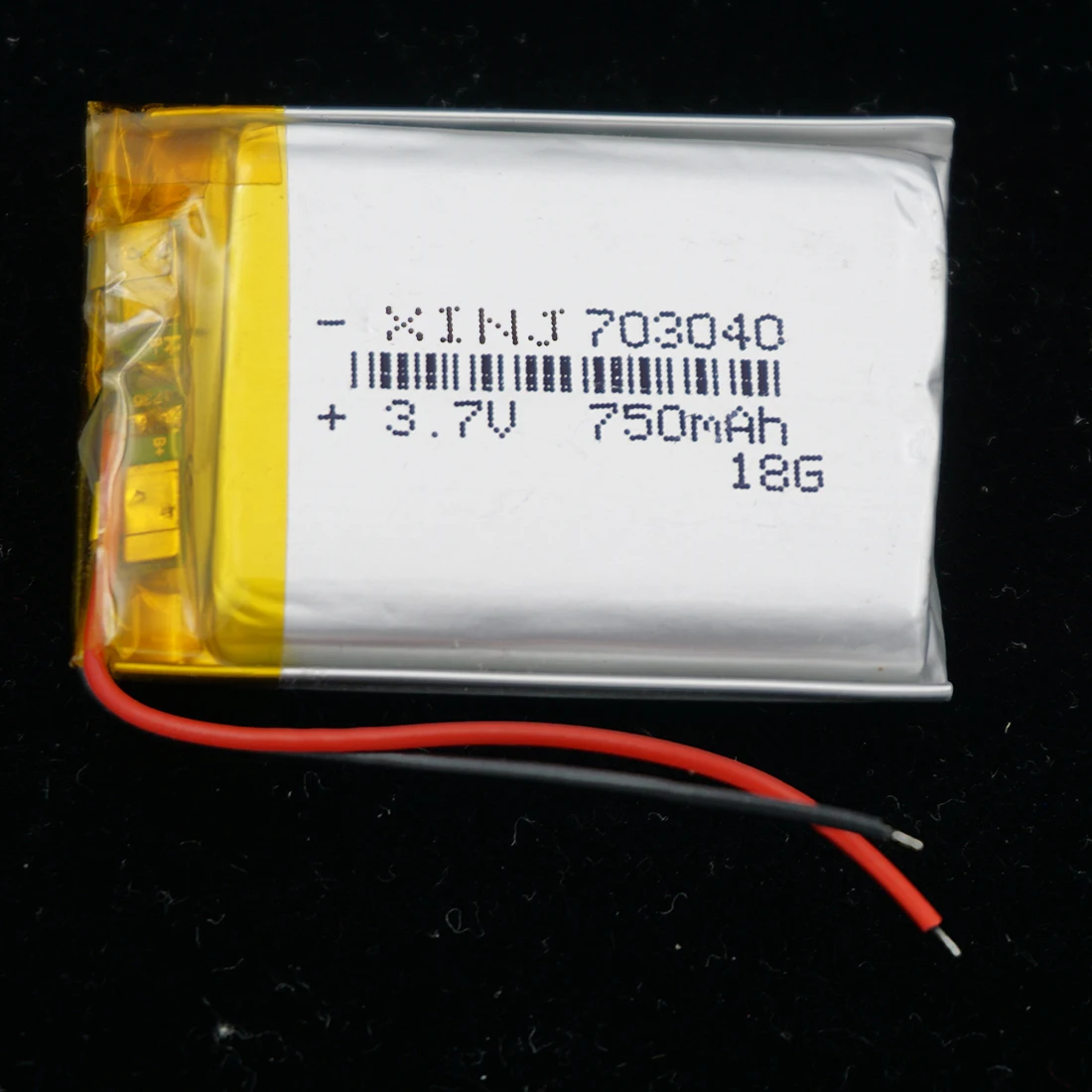 

XINJ 3.7V 750 mAh lithium polymer battery li po Li ion cell 703040 For GPS Music player MP4 Driving recorder Camera DVR DVC DIY