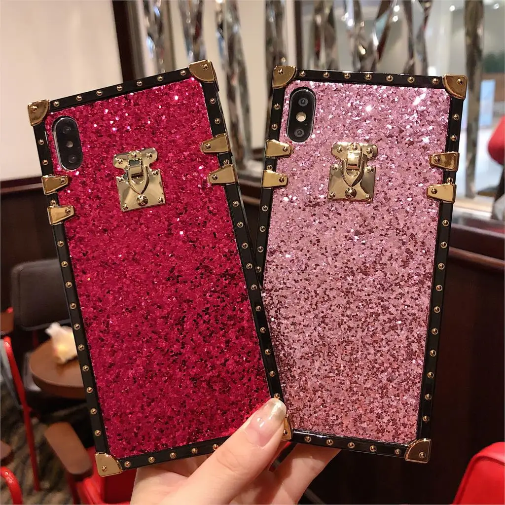 Для iphone 11 чехол для телефона, роскошный бренд, цветная Алмазная сумка для телефона, американские бренды для 7 6 6s 8 Plus X XR XS Max Pro Max 5 5S SE