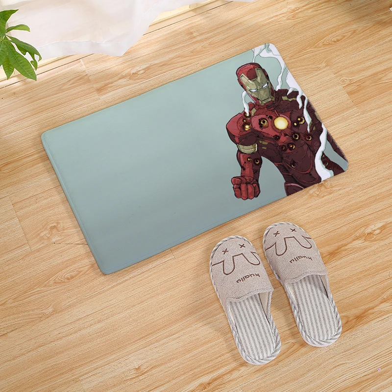 Marvel Hero Железный человек печать современный домашний Коврик для двери стелька для кухни ковер для дома и улицы Добро пожаловать ванная комната Противоскользящие коврики - Цвет: 25