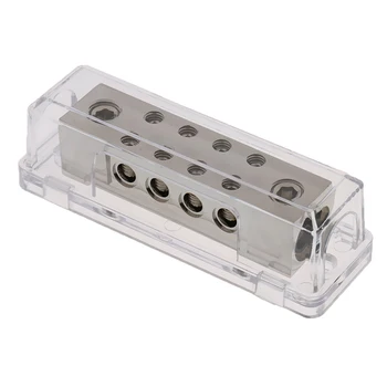 

Power Ground Distribution Bar Block 2X 0 Gauge Input To 8X 8 Gauge Output