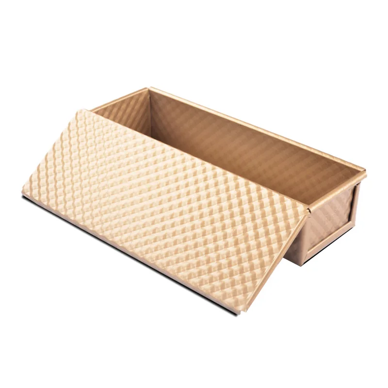 

Gold Toast Mold Pan with Lid Toast Mold Bread Pan Loaf Pan with Cover