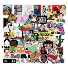 

10/30/50PCS Classic American Drama Office Decal Sticker Scrapbook Laptop Mobile Stationery Box Aesthetic Sticker Wholesale