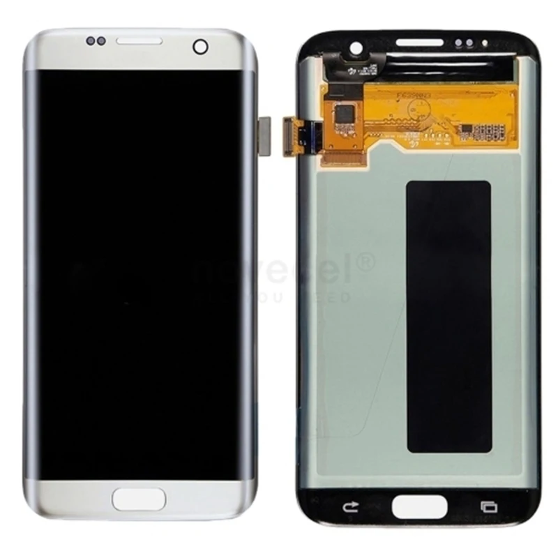 ЖК-экран с сенсорным дигитайзером панель для samsung Galaxy S7 Edge G935 ЖК-дисплей сенсорный экран передняя внешняя стеклянная линза