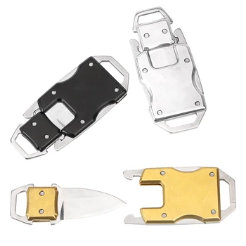 

NICEYARD Mini Keychain Knife with Rope EDC Paper Cutter Folding Pocket Knife Camping Outdoor Survive Tools Hand Tool Sets