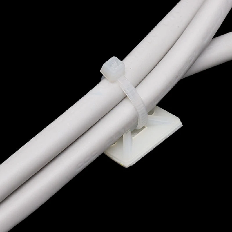 Removable Wall Bracket Yellow Glue Self Adhesive Cable Tie Base fixation de si&egrave;ge voiture pinces si&egrave;ge cable tie organizer cable tie mounts stainless steel bracket