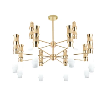 

Postmodern Chandelier Lighting Simple led Chandelier Personality Living Room Dining Room Pendant Lamp gold led chandeliers