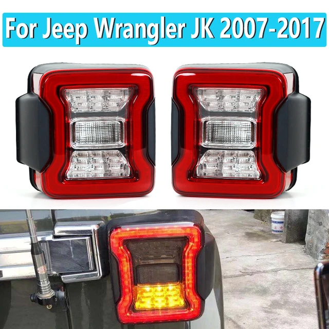 jeep ラングラーjk 用テールランプ　LED JLタイプ赤