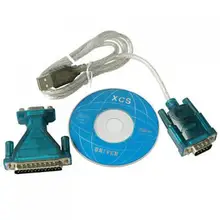 USB 2,0 к последовательному дБ 9-контактный кабель RS232 + 25 параллельных адаптеров, разъем Win 7