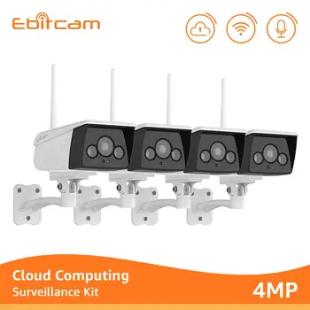 

Ebitcam 4MP Mini IP Camera Wifi Outdoor CCTV Security Surveillance Camera Outdoor Cloud Spotlight Wireless Surveillance Cameras