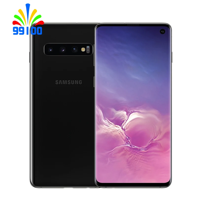 Восстановленный разблокированный сотовый телефон Samsung Galaxy S10 G973U1 G973F G973FD 8 ГБ + 128