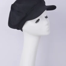 Black Fashion Octagonal caps newsboy caps Women winter hat Beret hat for Derby