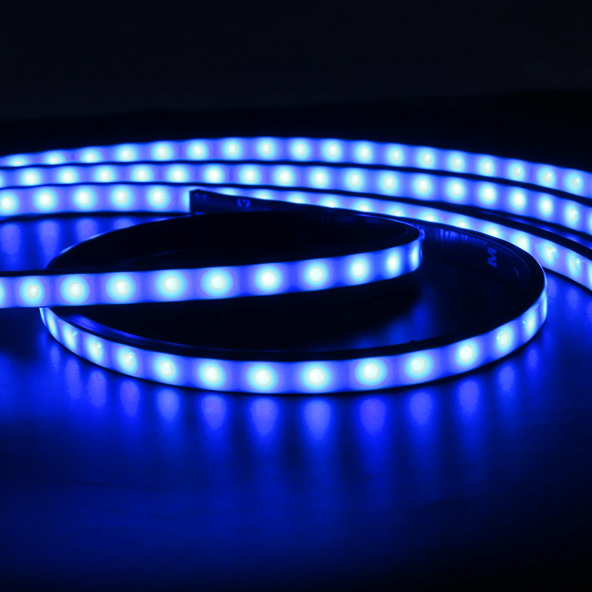 Новое поступление 4 шт. разноцветные RGB Светодиодные полосы света Гибкие под Автомобильная трубка подсвечивающие неон под днище кузова свет системы комплект