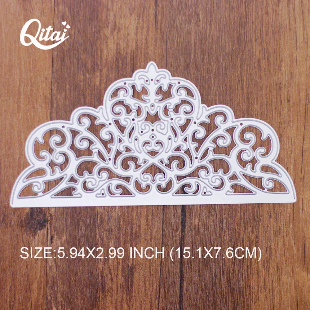 

Wedding Invitation Greeting Card Edge Lace Hollow Border 1PCS Metal Cutting Dies Scrapbooking Valentine's Day Die Cutters MD363