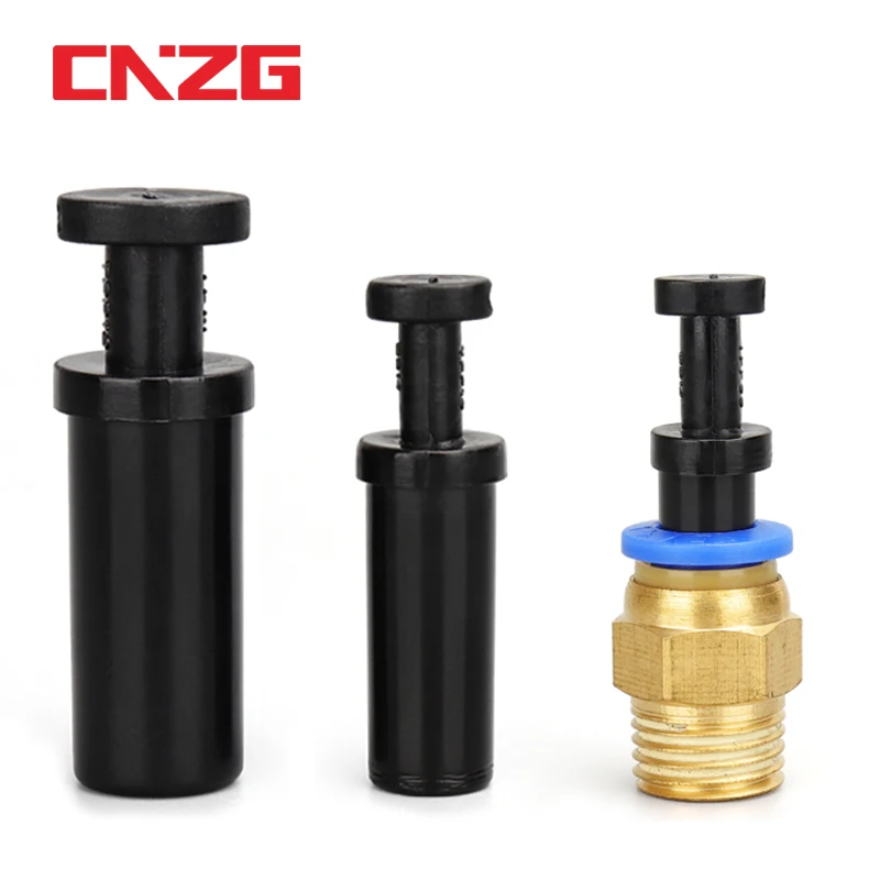 Tubo de aire de 10 mm Accesorios neum/áticos Neum/áticos Rosca recta Empuje recto Conector para conexi/ón r/ápida PC10-4 5pcs