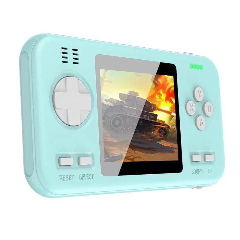 New Handheld Gamepad Console Gaming Machine with 6000MAh Power Bank Buil-In 416 Classic Games Game Player Toys for Children Gift - Цвет: Blue