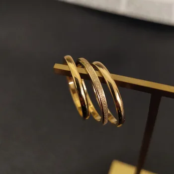 

Net red cold index finger ring personality tide joint little finger tail ring new titanium steel ring