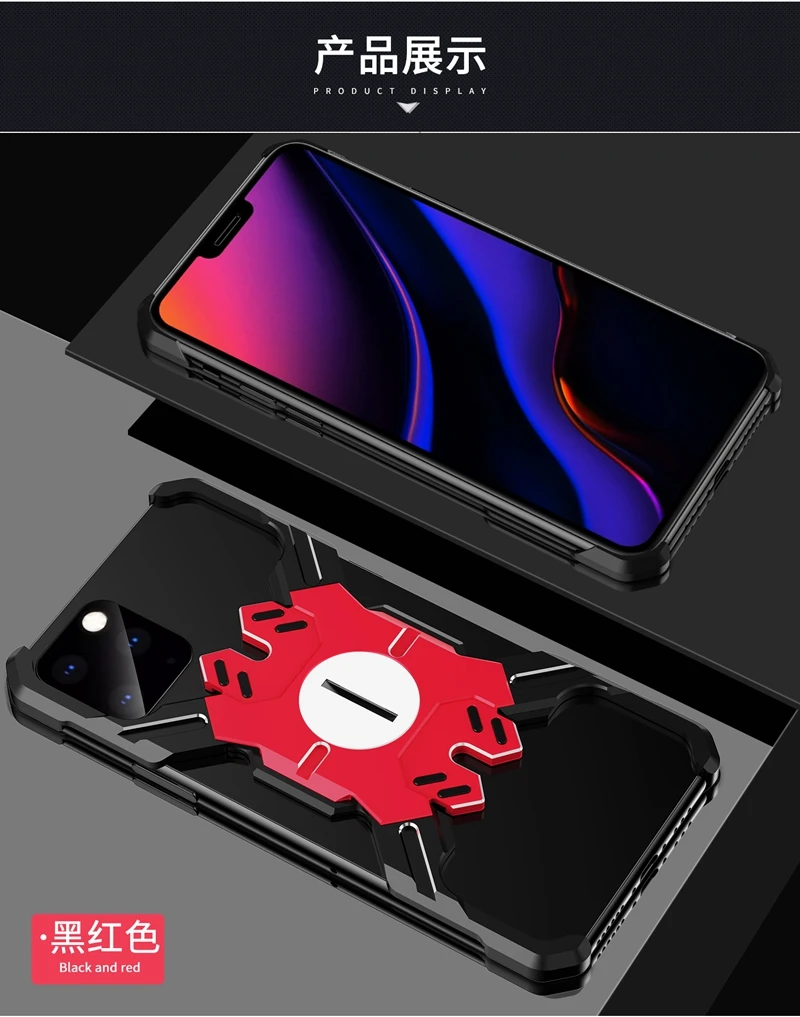 Advaka серии героев противоударный металлический чехол для телефона iPhone 11 Pro Max 5,8 6,1 6,5 дюймов R защитный чехол