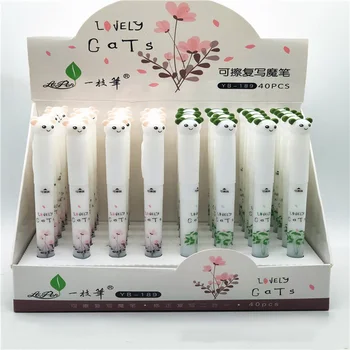 

1PC Cute Invisible Pens Kawaii Cat Gel Pens Black Magic Neutral Pens For Kids Gift School Office Supplies Stationery