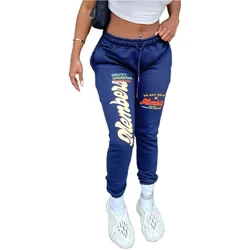 Rstylisme – pantalon de Jogging pour femmes, Streetwear, Hip Hop, Harajuku, taille moyenne, cordon de serrage, automne 2021 