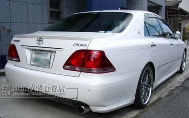 Для Toyota Crown спойлер на задний багажник, крыло высокого качества ABS Материал неокрашенный и Lacque цвет от 2004 до 2009