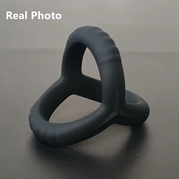 Male Penis Ring For Men Delay Ejaculation Stronger Erection Cocking Rings Masturbating Sex Toys For Man Gay Adult No Vibrator 6