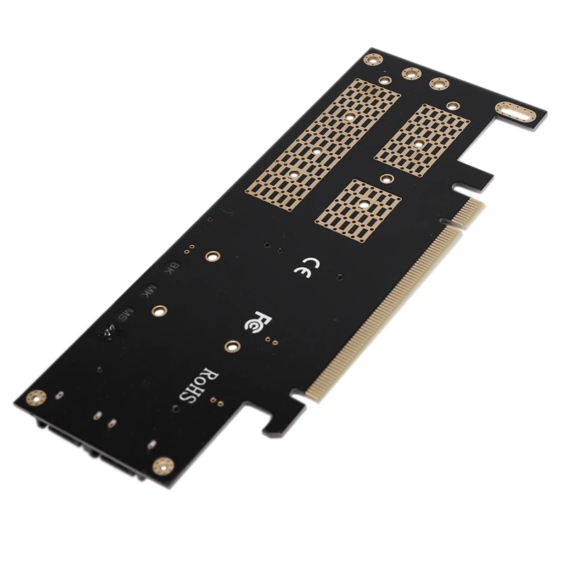 M.2 NVMe NGFF для Pci-E 4X3 в 1 карта расширения адаптер карта B+ M ключ MSATA