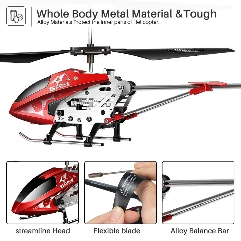 SYMA S107H RC вертолет светодиодный светильник пульт дистанционного управления 3.5CH Летающий вертолет с супер мини-пультом дистанционного управления RC игрушки