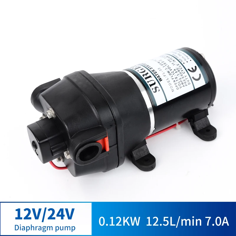 RV яхта специальный насос 12V 24V DC электрический мембранный самовсасывающий душ всасывающий насос