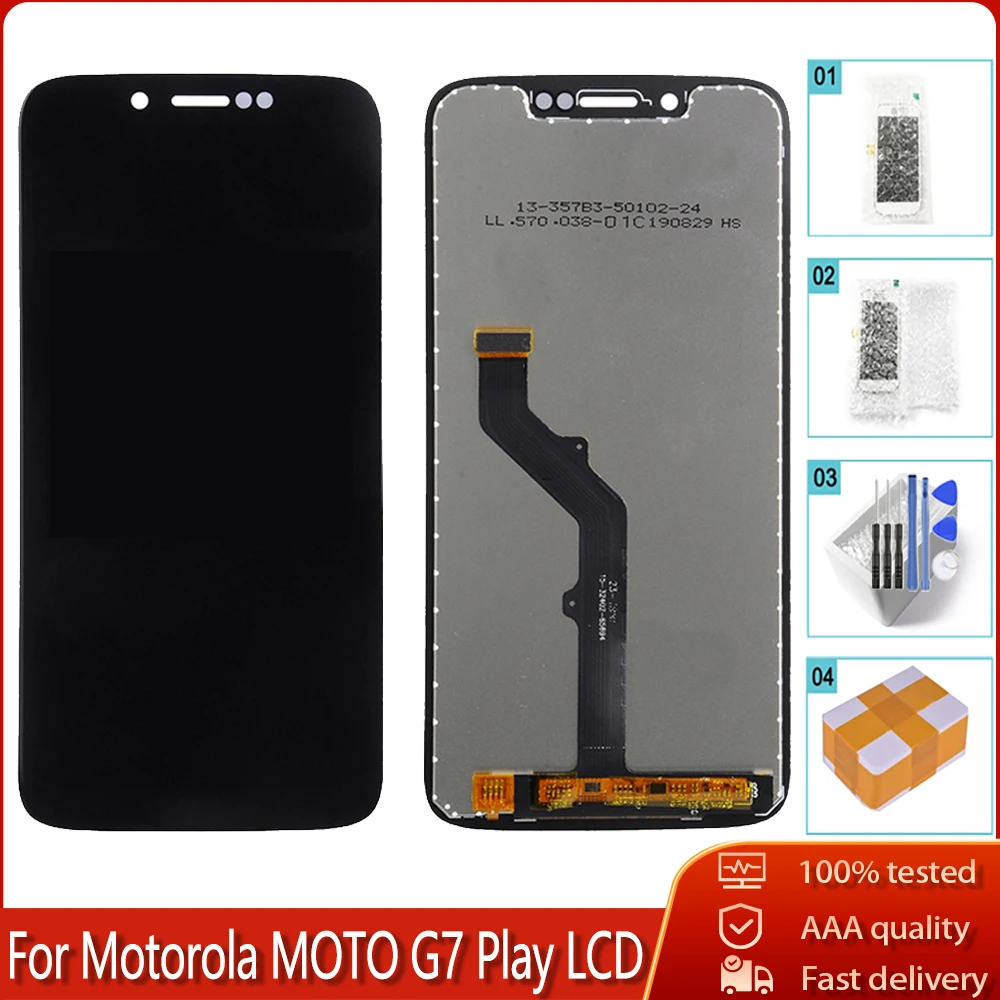 5 7 &quotОригинальный сенсорный ЖК-экран для Moto G7 Play xtсвязь сменный дигитайзер