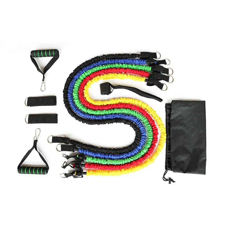 

Latex Tube Chest Expander 11 Pieces Free Combination Latex Chest Expander Set Resistance Tube