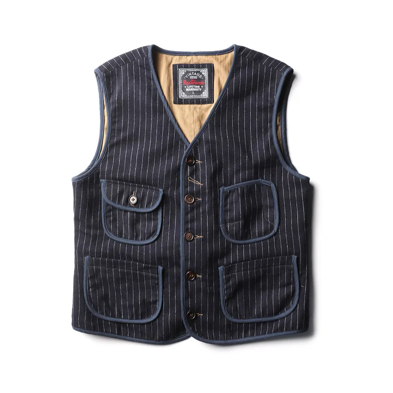 Seller MJ-0013 Read Description! Asian size vintage 55% wool vest mens casua vest