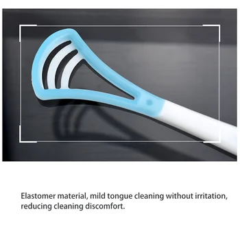 

Recommend Tongue Scraper Tongue Brush Cleaner Tongue Toothbrush Fresh Breath Remove Tongue Coating
