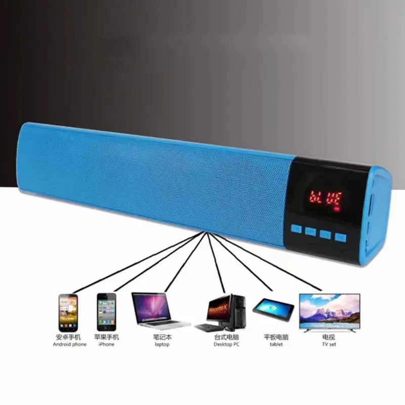 Портативный Открытый беспроводной Bluetooth динамик стерео бас Поддержка USB/TF/FM радио M0XB