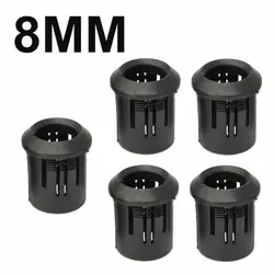 5/10/25/50pcs 3mm 5mm 8mm 10mm LED Black Plastic Lamp LED Diode Holder Black Clip Bezel Mount