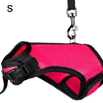 

New Rabbit Harness and Leash Set Small Animal Soft Vest Harness and Leash Set for Bunny Rabbit Kitten Small Animal Walking