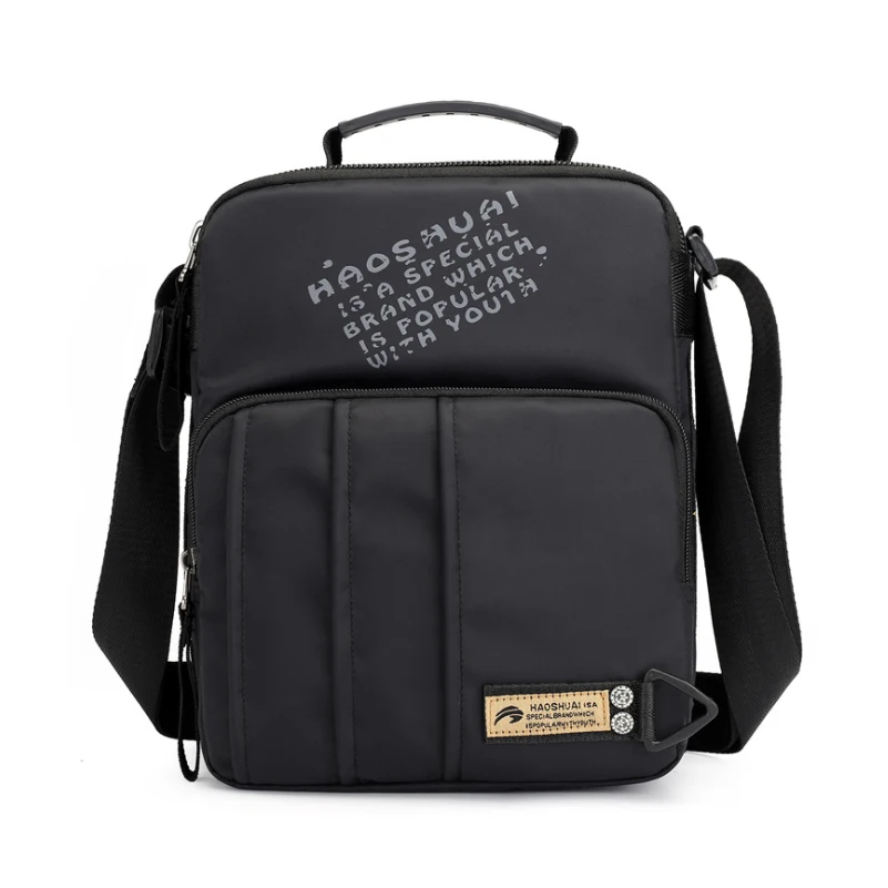

Shoulder Bag For Men Business Casual Men'S Bag Waterproof Nylon Cloth Messenger Bag Outdoor Travel Lightweight Small Handbag