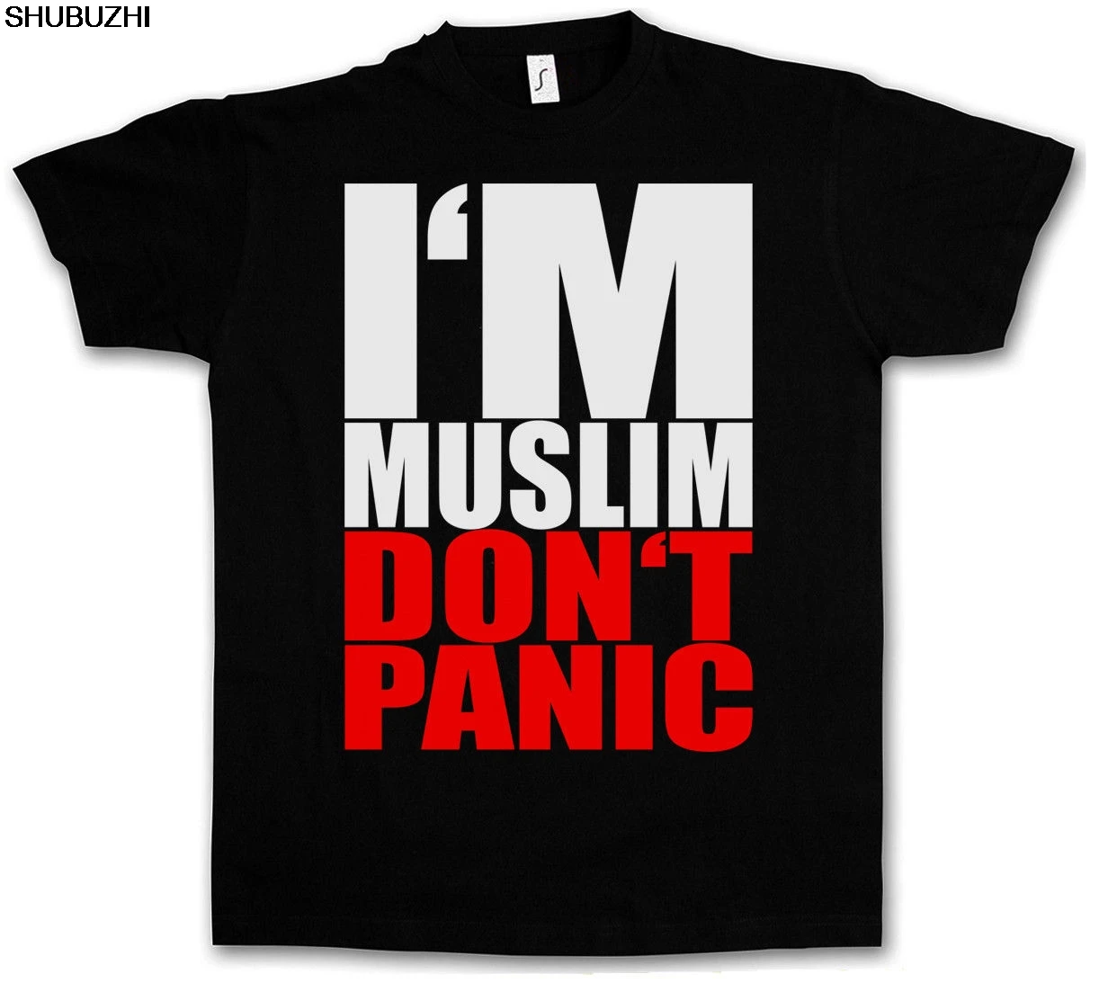 

T-SHIRT I AM MUSLIM DO NOT PANIC II - Islam Moslem S M L XL XXL XXXL T-Shirt NEW sbz3273