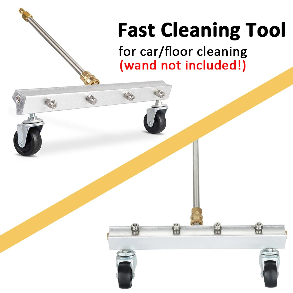 

Chassis Cleaner Car Pressure Washer Car Undercarriage Cleaner with1/4 inch Quick Plug Car Chassis Water Broom Home Use