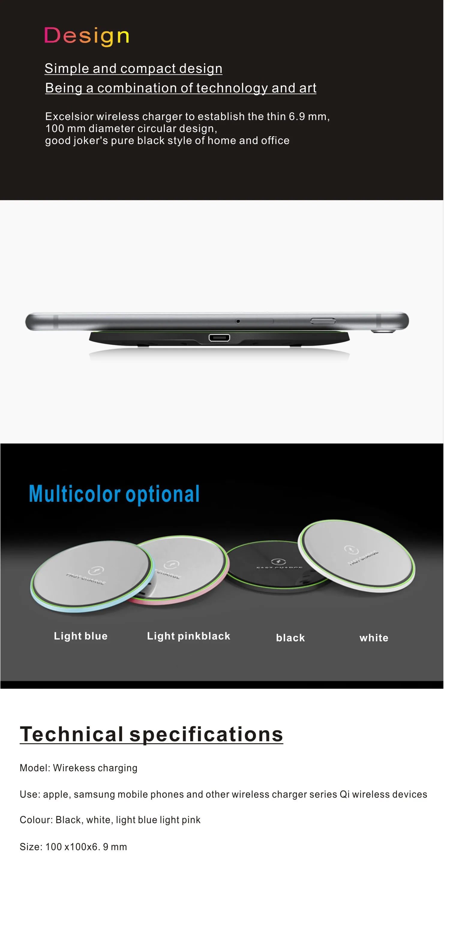 Беспроводное зарядное устройство Qi Беспроводное зарядное устройство 10 Вт зеркальное Беспроводное зарядное устройство для iPhone X Xs XR 8 для samsung galaxy S10 S9 S8 XIAOMI HUAWEI