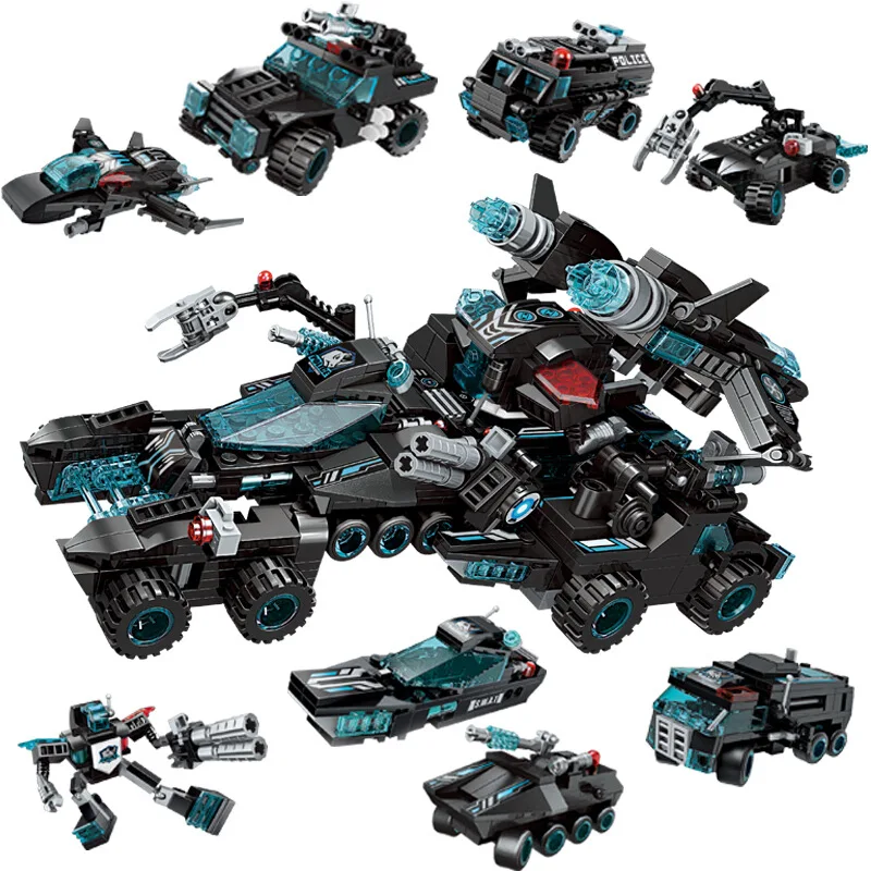 

714Pcs Legend Chariot Shadow Pulse Combat Vehicle Building Blocks Sets Technic Intelligent DIY Educational Toys for Children