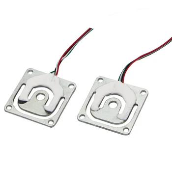 

4pcs Weigh Sensor Thread Hole 50kg Bridge Resistance Strain Body Weighing Load WWO66