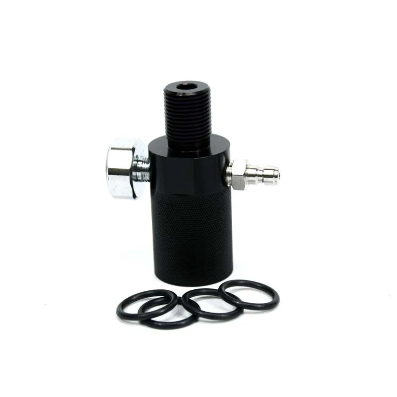 5000Psi Plug PCP воздушный Тестер давления цилиндрический адаптер M18X1.5 Черный - Цвет: 5000Psi Plug