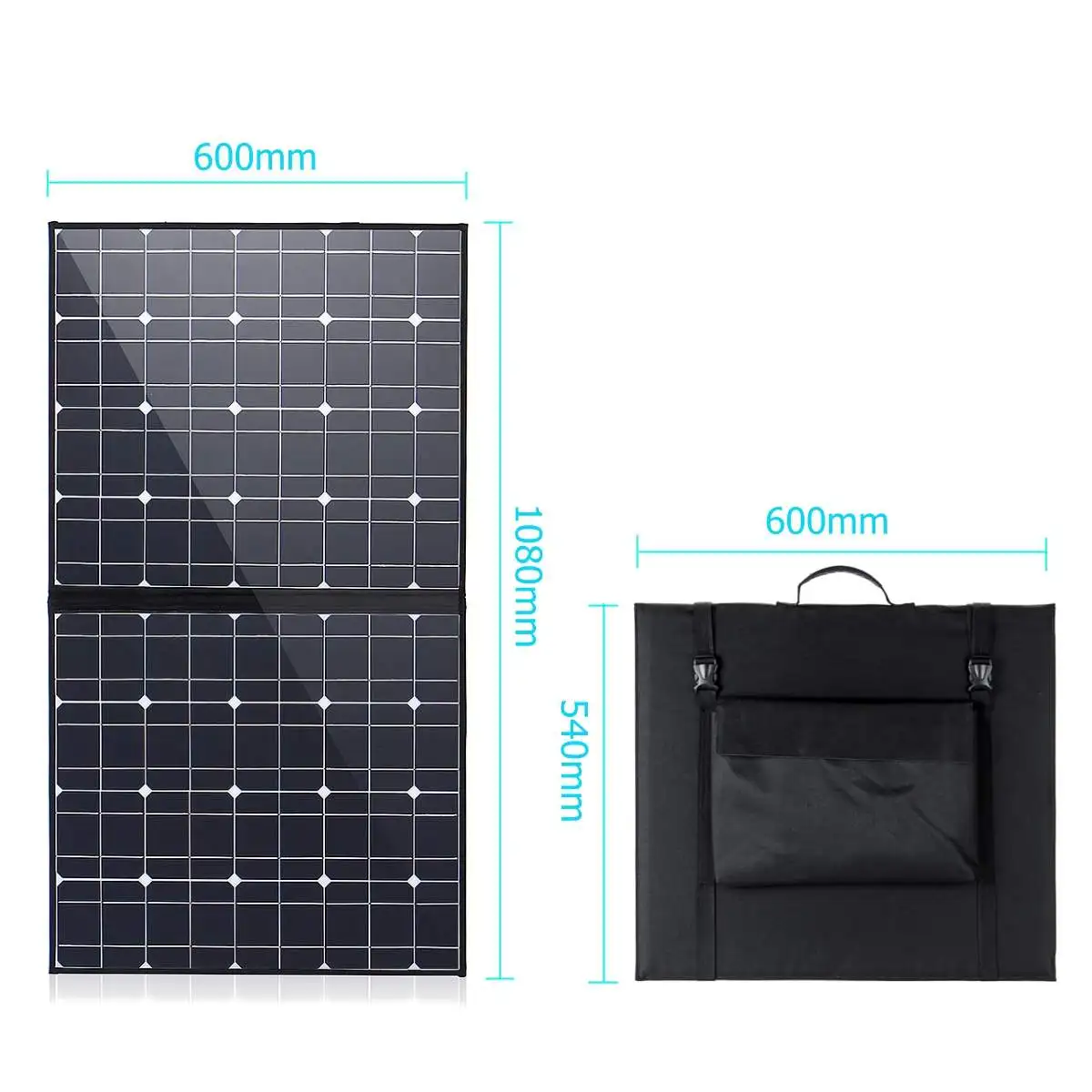 300 Вт 18В Панели солнечные Monocrystallinel складные солнечные батареи с 1,5 м MC4 кабель+ USB Интерфейс для наружной работы Водонепроницаемый