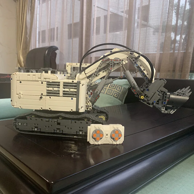 13130 Liebherred R 9800 экскаватор совместимый 42100 строительные блоки кирпичи развивающие игрушки рождественские подарки для детей